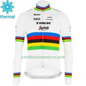Maillot 2020 Trek-Segafredo UCI World Champion Hiver Thermal Fleece N001